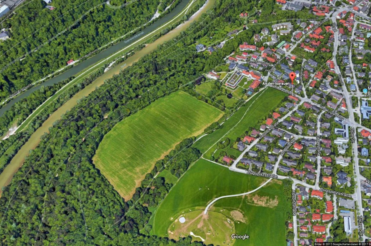 Appartamento An Den Isarauen Grünwald Esterno foto